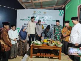 PERESMIAN BEDAH RUMAH DAN SANTUNAN WARGA KURANG MAMPU DI WARENG KALURAHAN SEMANU